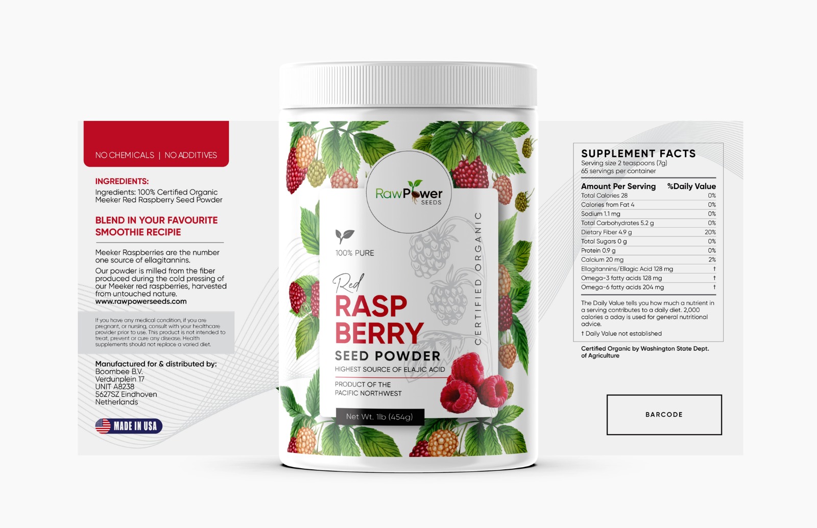 Red Raspberry Seed Powder